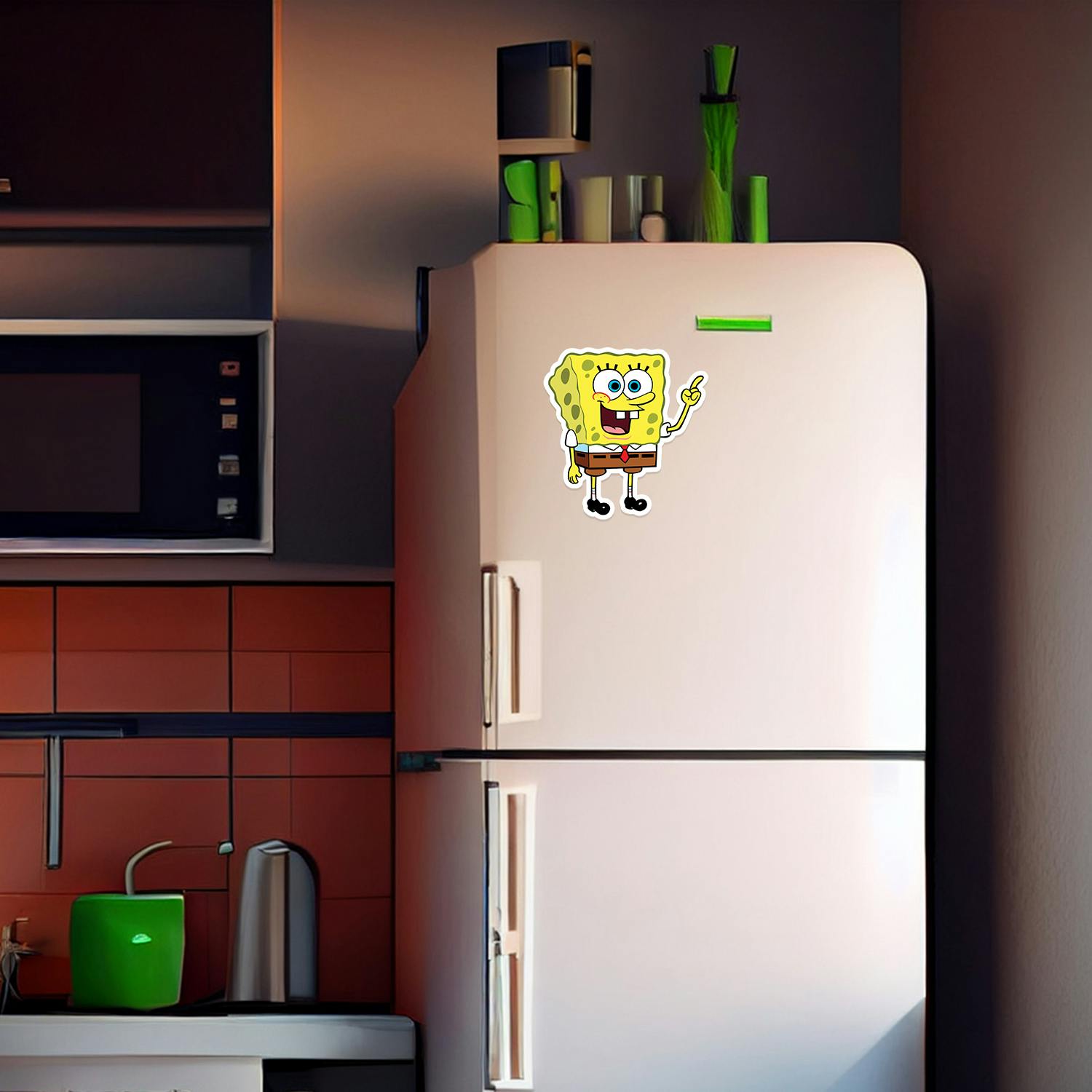 SpongeBob SquarePants Fridge Magnet - Add Some Fun to Your Kitchen!