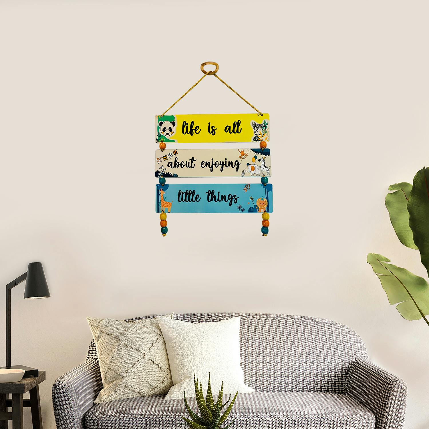 Life is all about little things wall hanging