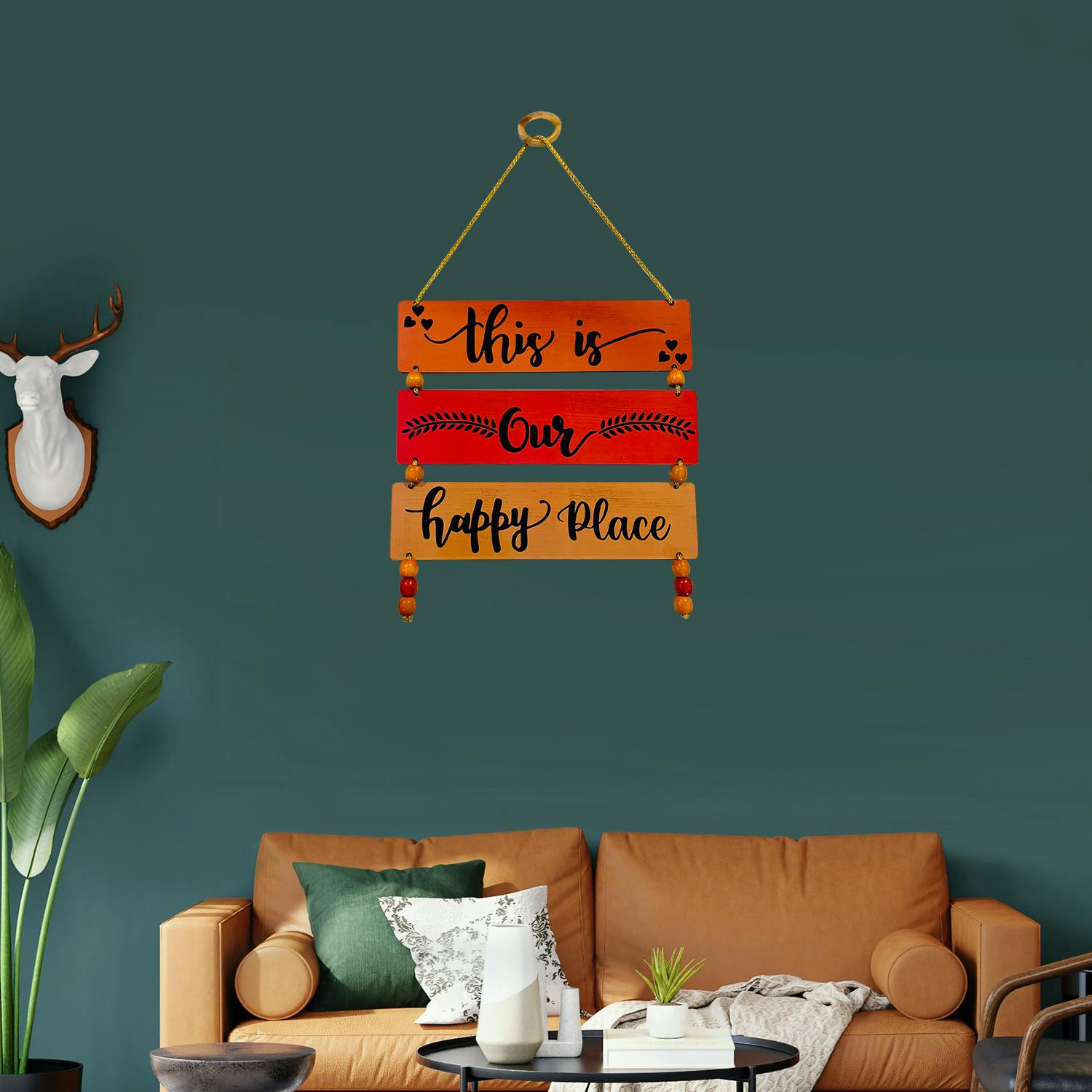 This is our Happy Place Wall Hanging